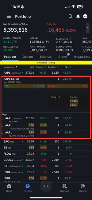 Expanded Protective Collar Option in iPhone